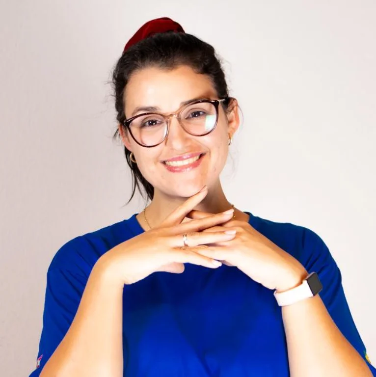 Bruna, professora da Comunidade da Limpeza